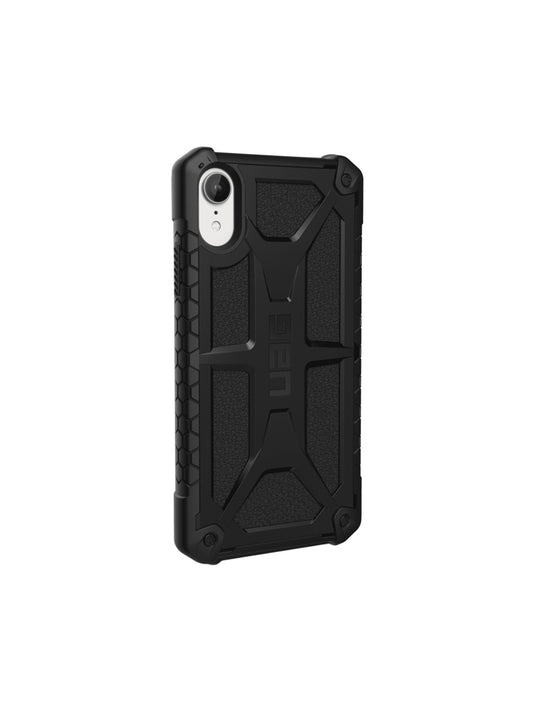 UAG Monarch آيفون XR أسود مطفي مع جلد أسود
