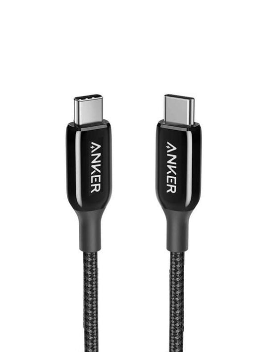 Anker PowerLine + III USB-C To USB-C (0.9m/3ft) -Black
