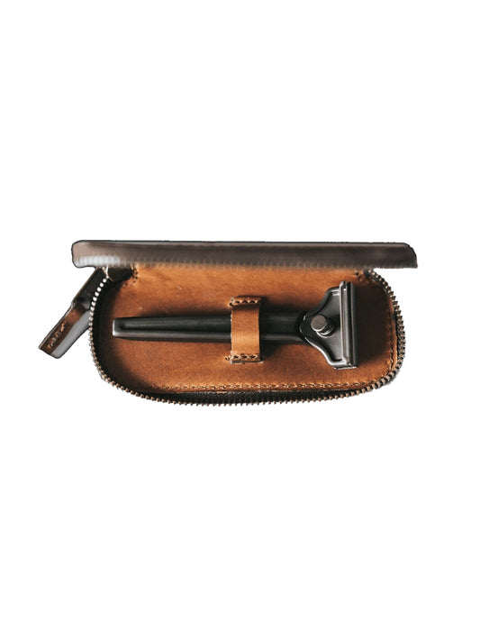 The Single Edge Travel Case Bourbon