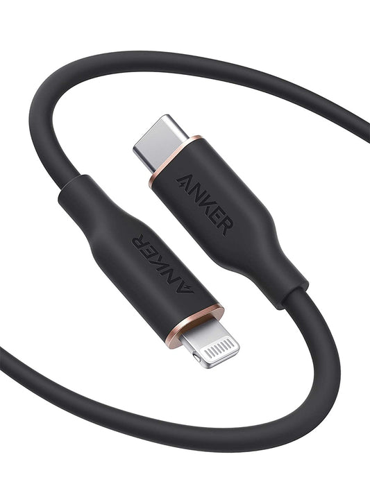 Anker PowerLine III Flow USB-C to Lightning (180cm/6ft) Black