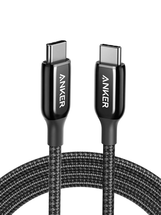 Anker PowerLine + III USB-C to USB-C (180cm/6ft) -Black