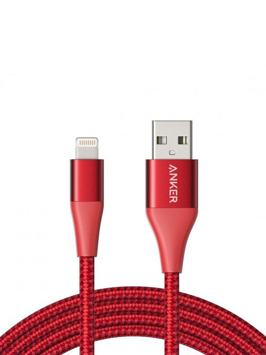 Anker PowerLine+ II Lightning (180cm/6ft) C89 -Red